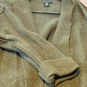 Army green long will jacket